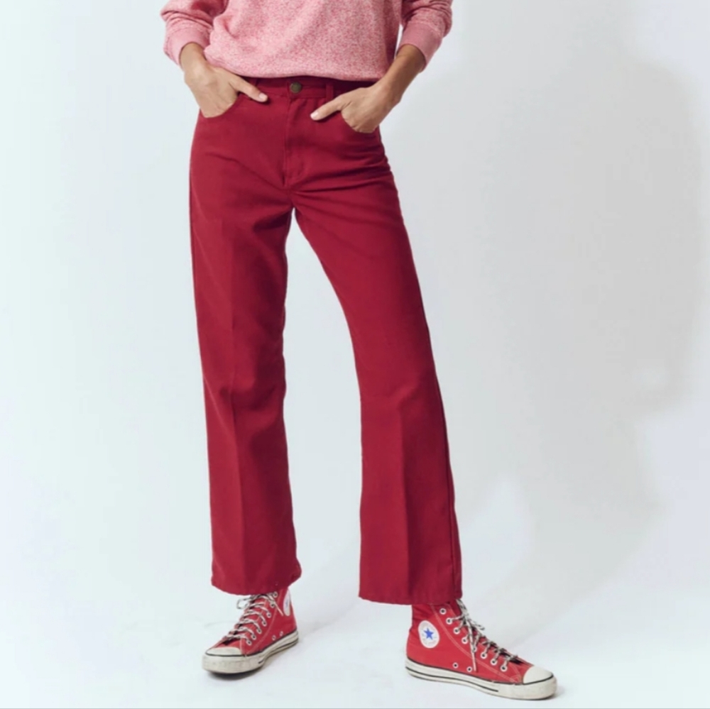 THE GREAT. The Kevin Pant Red Currant